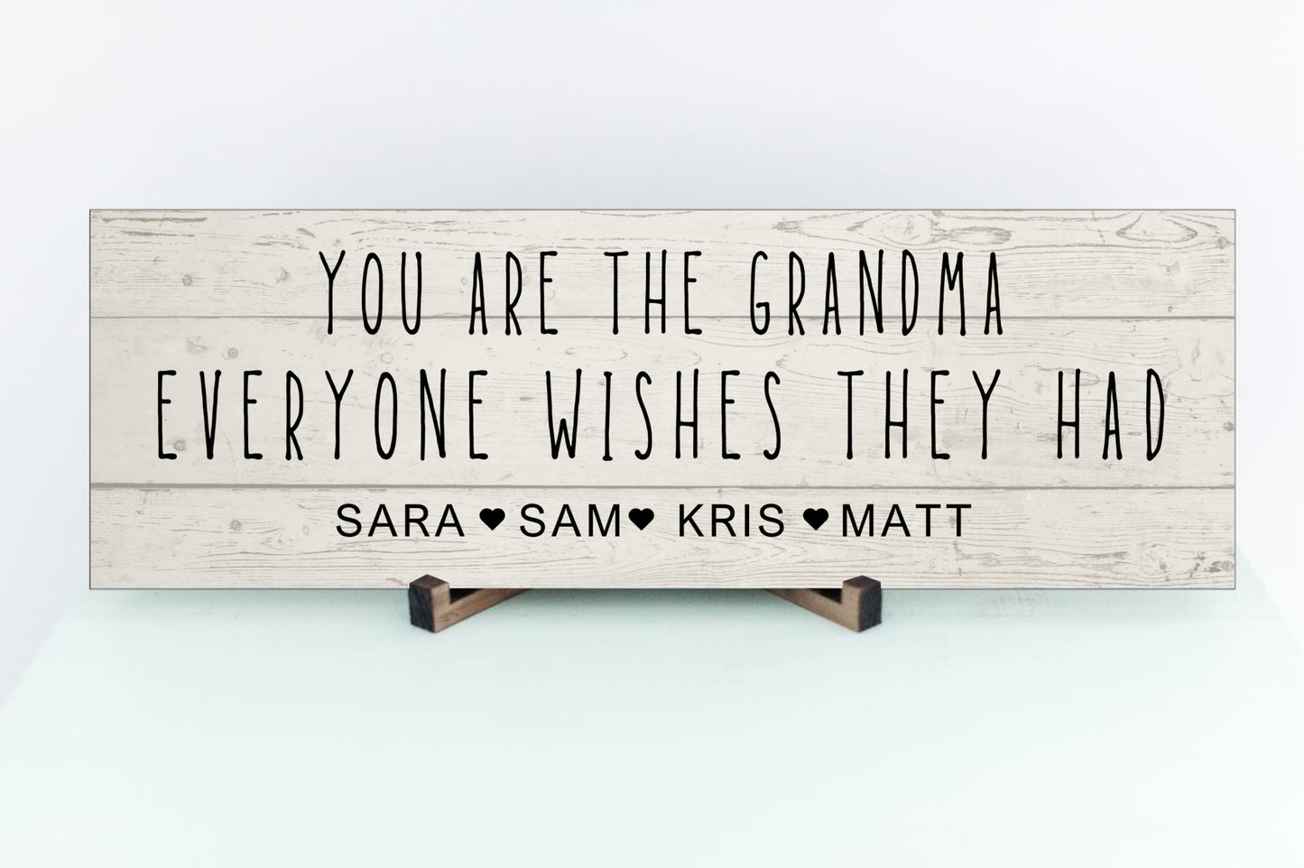 You Are the Grandma Everyone Wishes Personalized Sign