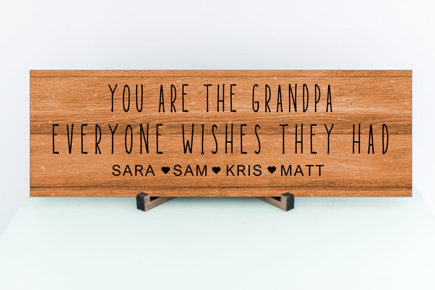 You Are the Grandpa Everyone Wishes Personalized Sign