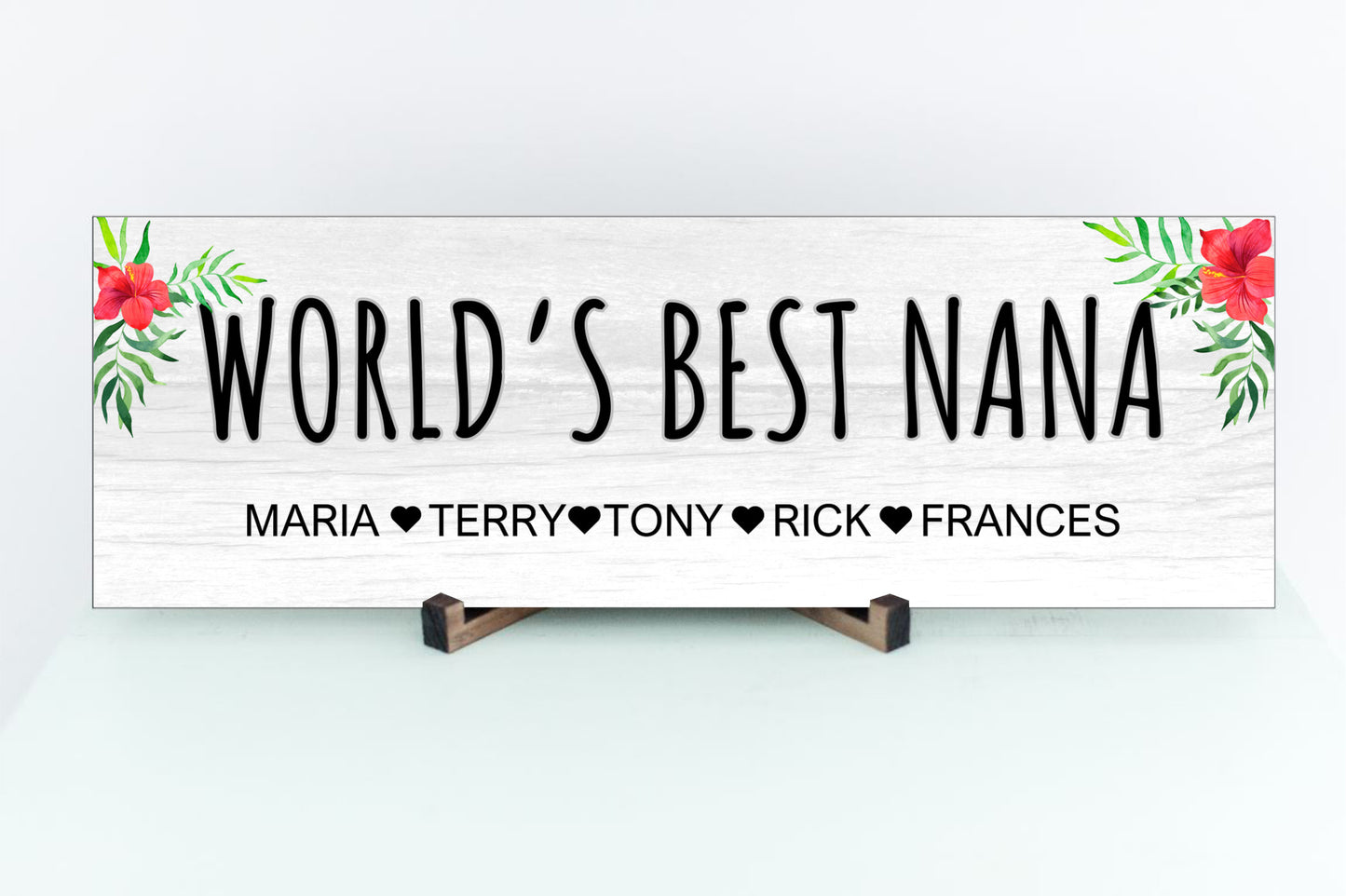 World's Best Nana Personalized Sign