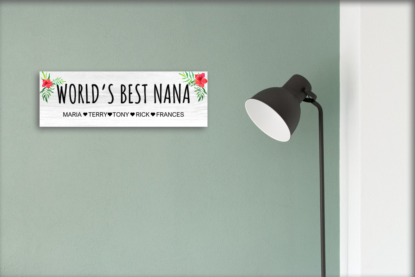 World's Best Nana Personalized Sign