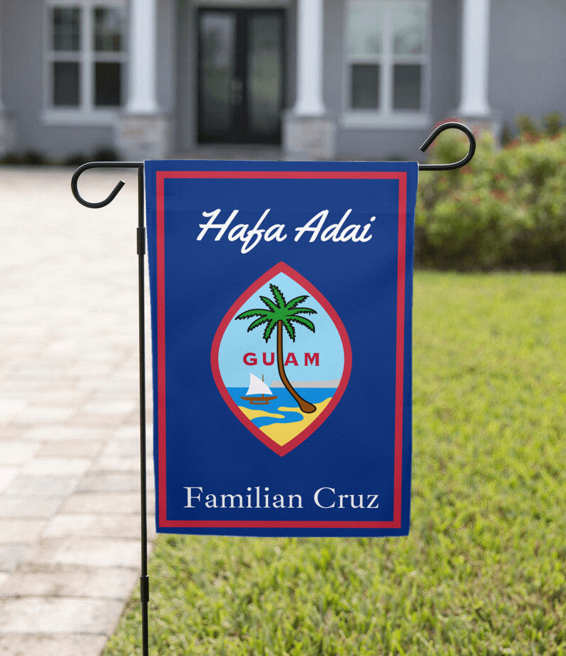 Guam Seal Personalized Garden Flag