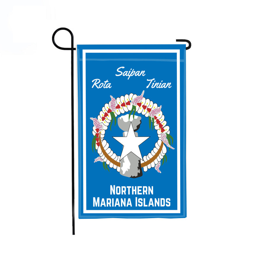 Northern Mariana Islands Saipan Rota Tinian Personalized Garden Flag