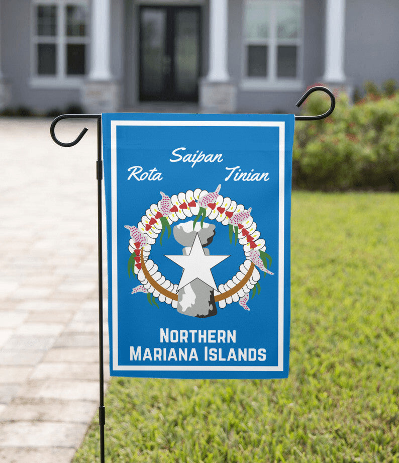 Northern Mariana Islands Saipan Rota Tinian Personalized Garden Flag