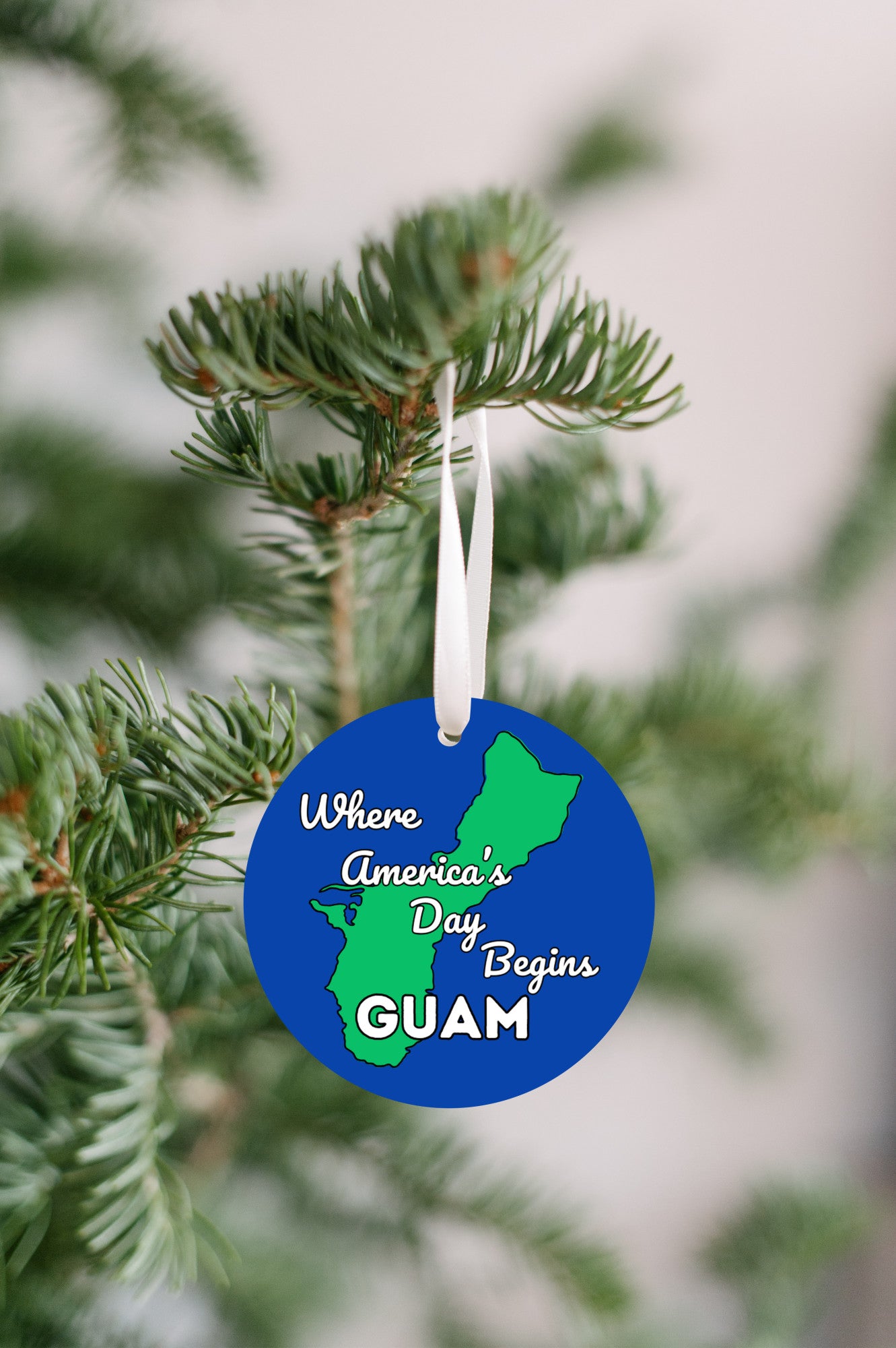 Ornament Guam Where America's Day Begins