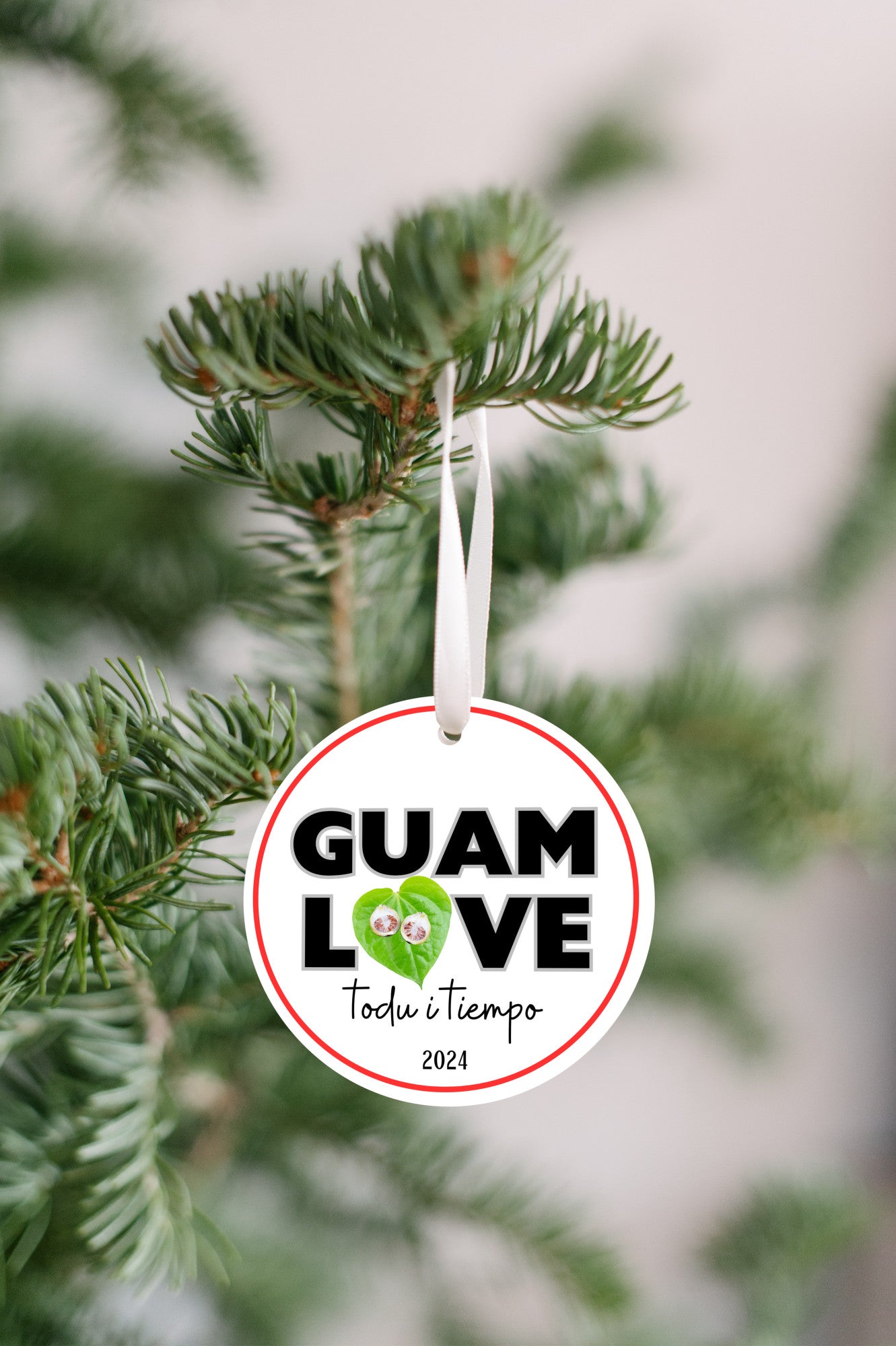 Guam love pugua pupulu ornament, todu i tiempu christmas decoration 2024, relatives family celebration, island culture